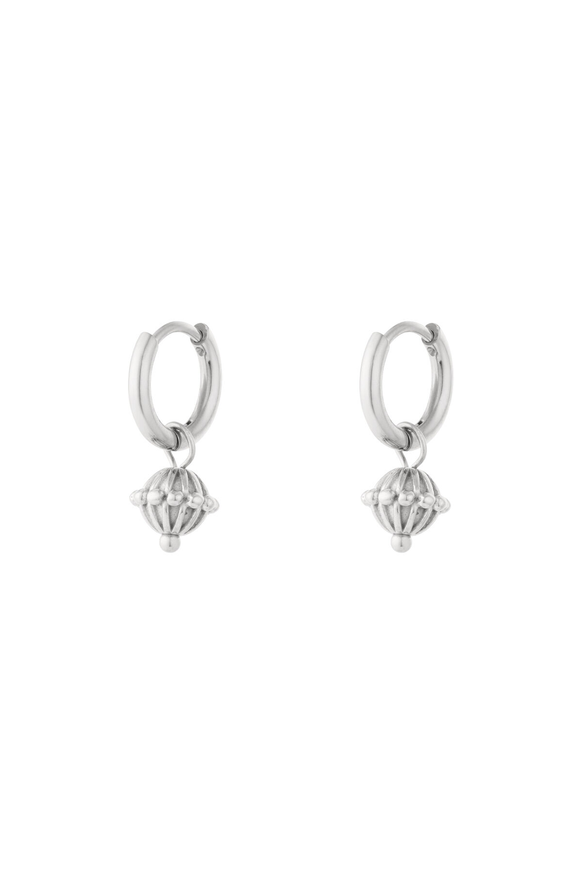Globe charm earrings thumbnail 3