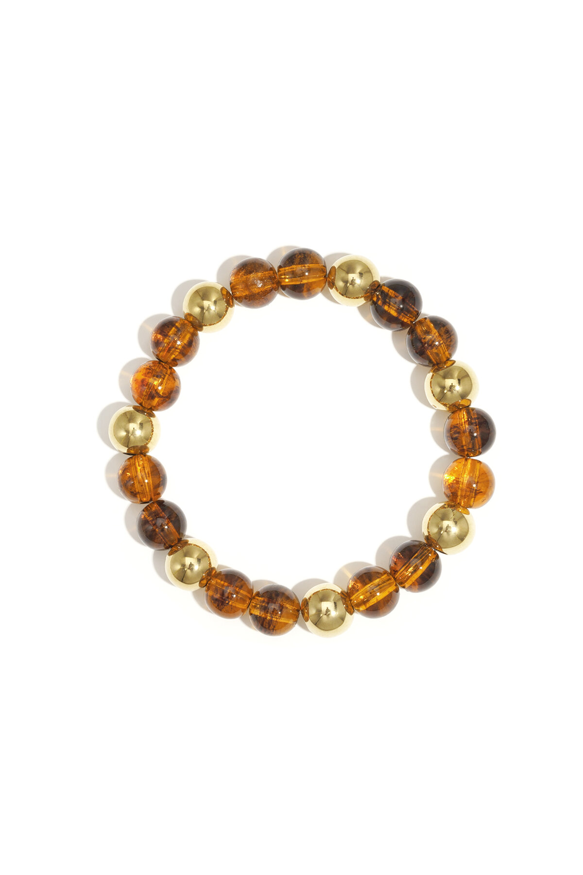 Acrylic Beaded Bracelets Beads Casual Daily Simple Series Women's jewelry-10mm - 1