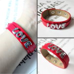 Luxurious Series DIY Snake Scale Print Pu Women's Charm Bracelets thumbnail 5