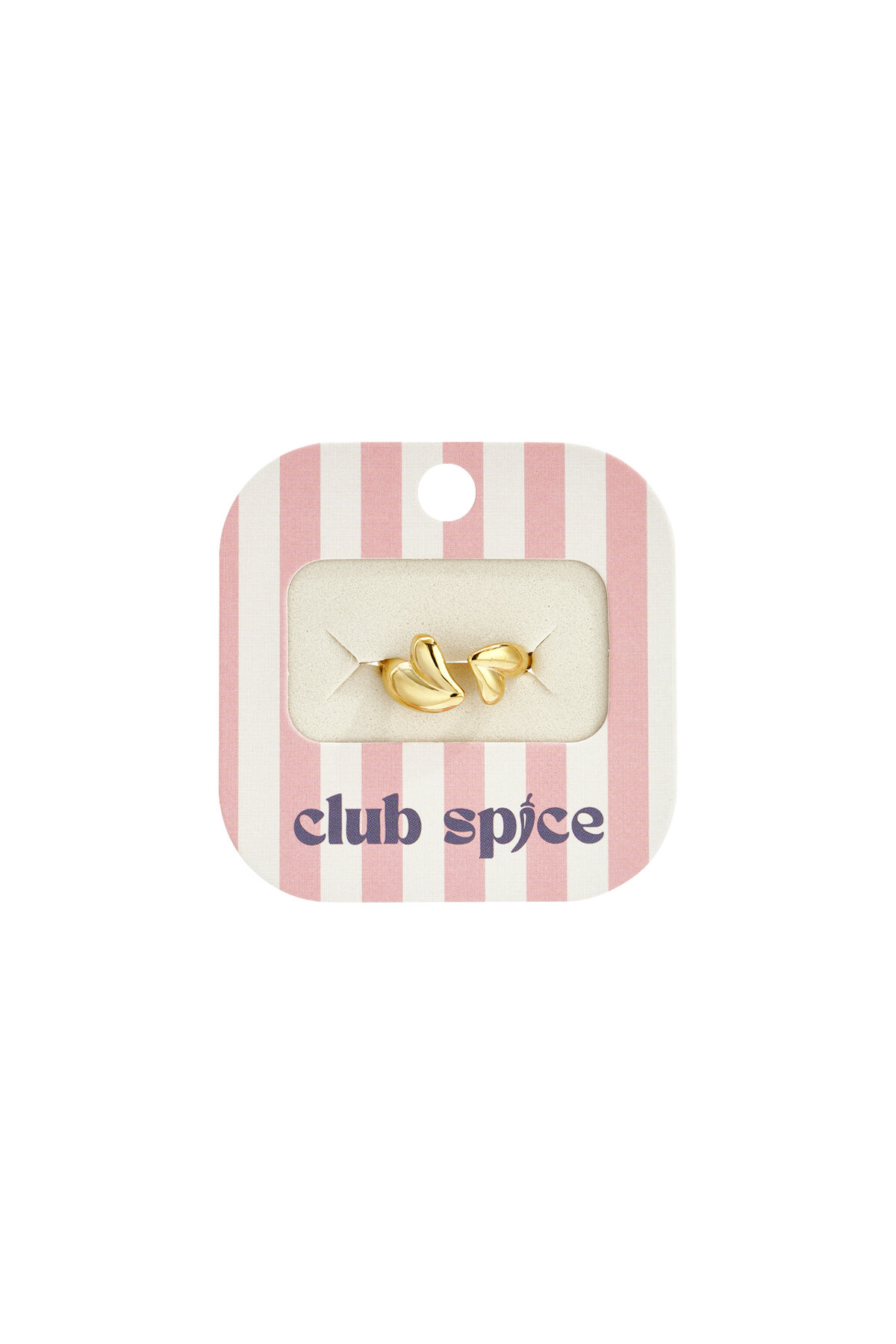 Adjustable ring with playfully shaped hearts thumbnail 4