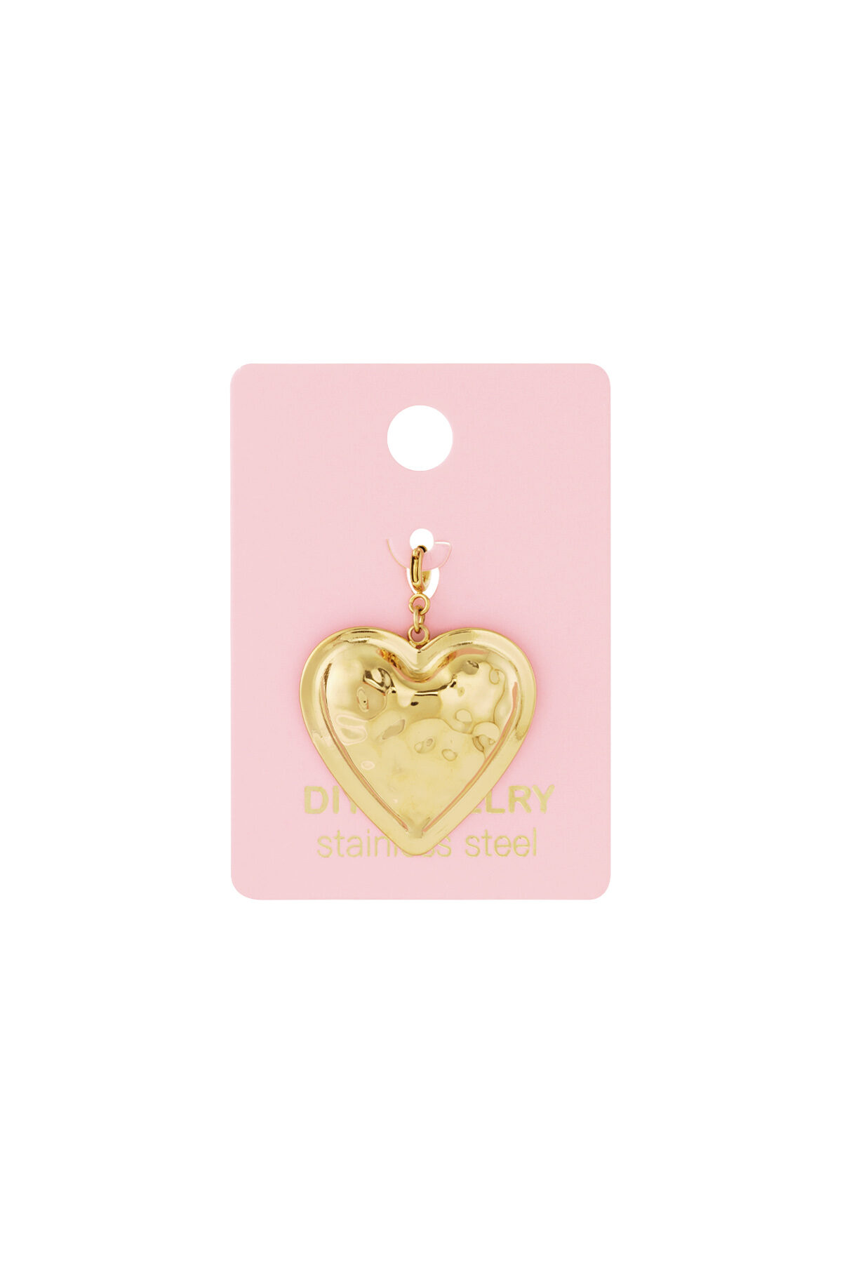 Golden love jewelry charm thumbnail 3