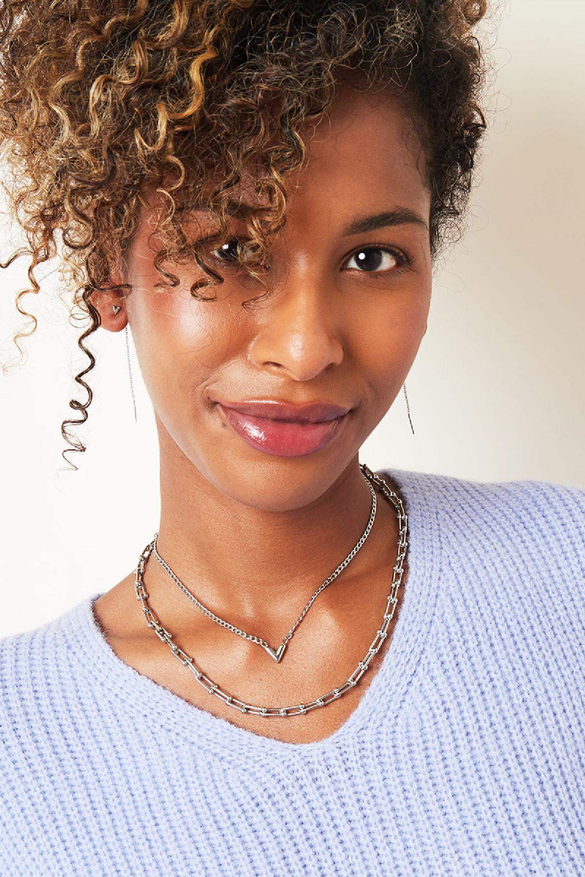 Necklace linked chain thumbnail 1