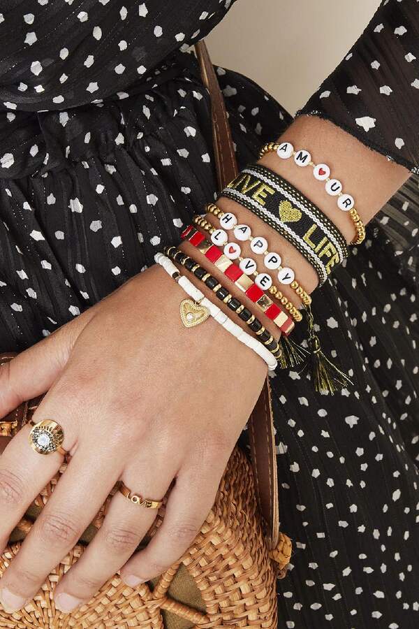 Bracelet Beaded Happy - 1