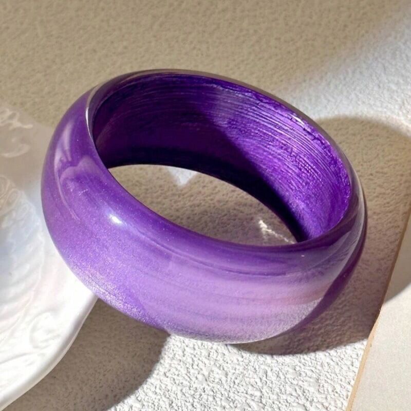 1 Piece Simple Series Retro Geometric Resin Women's Bangles thumbnail 1