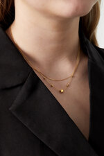 Double Layered Star Necklace thumbnail 2