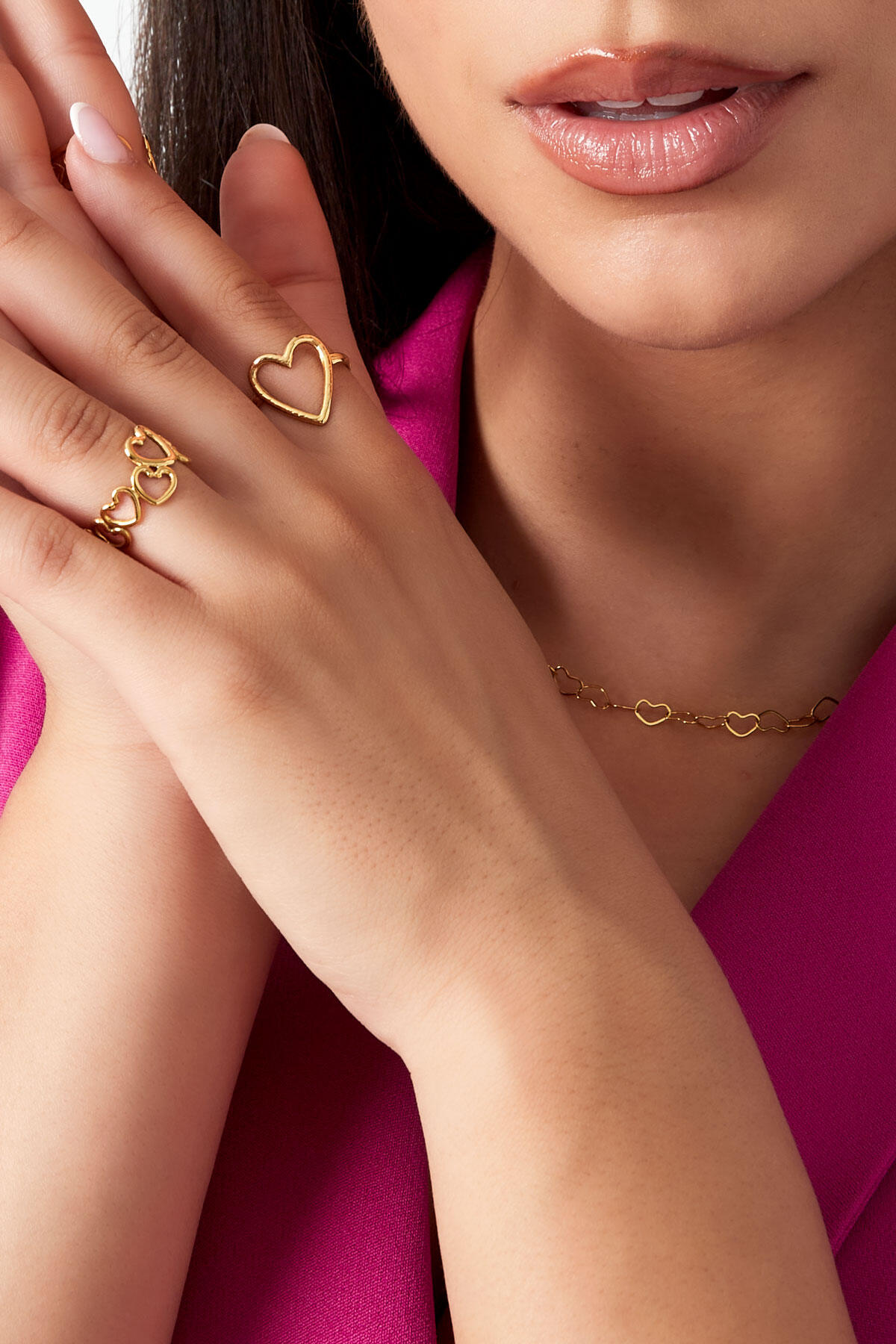 Ring hearts - Silver Color color thumbnail 2