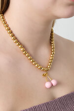Pink cherry jewelry charm thumbnail 2