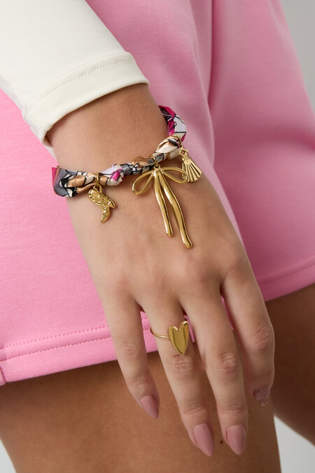 Stainless Steel Charm Bracelets Bow Knot Casual Daily Simple Series Women's jewelry