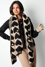 Hearts winter scarf thumbnail 2