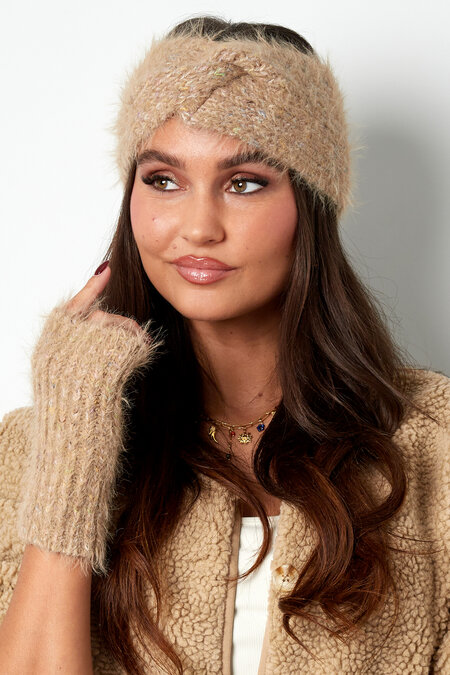 Winter headband frosty chic