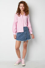 Viscose Women's Blouse Puff Sleeve High Neck thumbnail 8