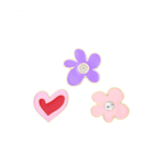 1 Piece Trendy Series Sweet Heart Drop Oil Gold Color Alloy Women's Brooches thumbnail 6