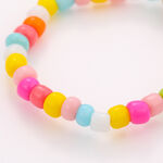 1 Piece Vacation Series All-match Lightweight Mixed Color Beads Arylic Women's Adjustable Rings thumbnail 5