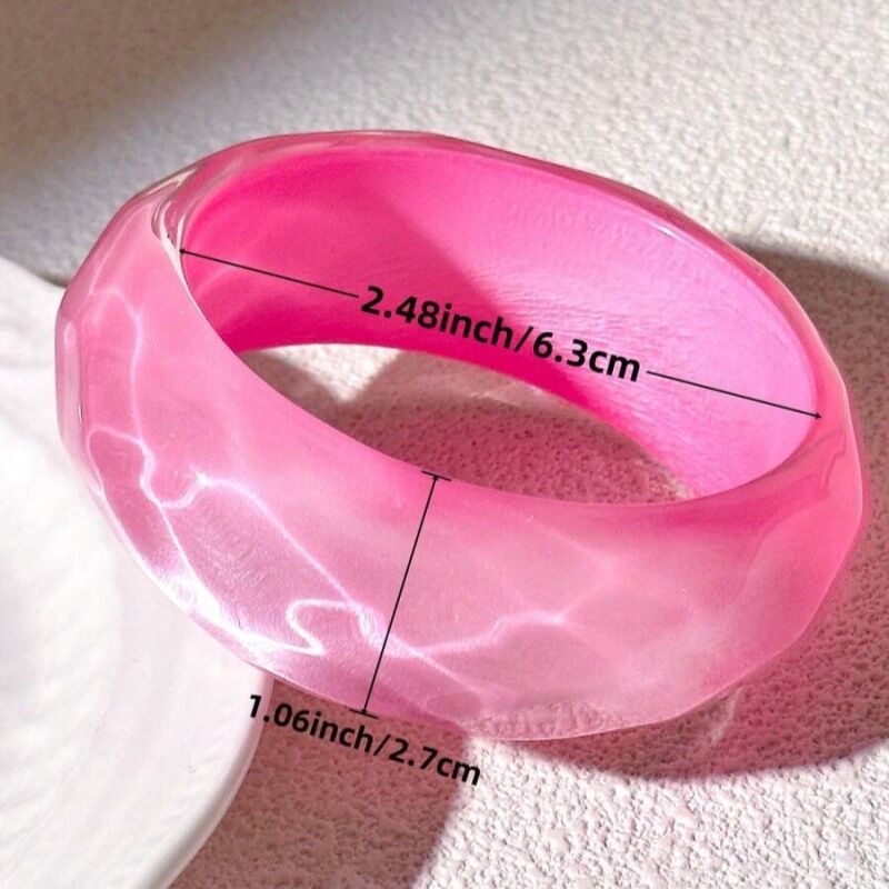 Simple Geometric Pink Bracelet for Women thumbnail 6