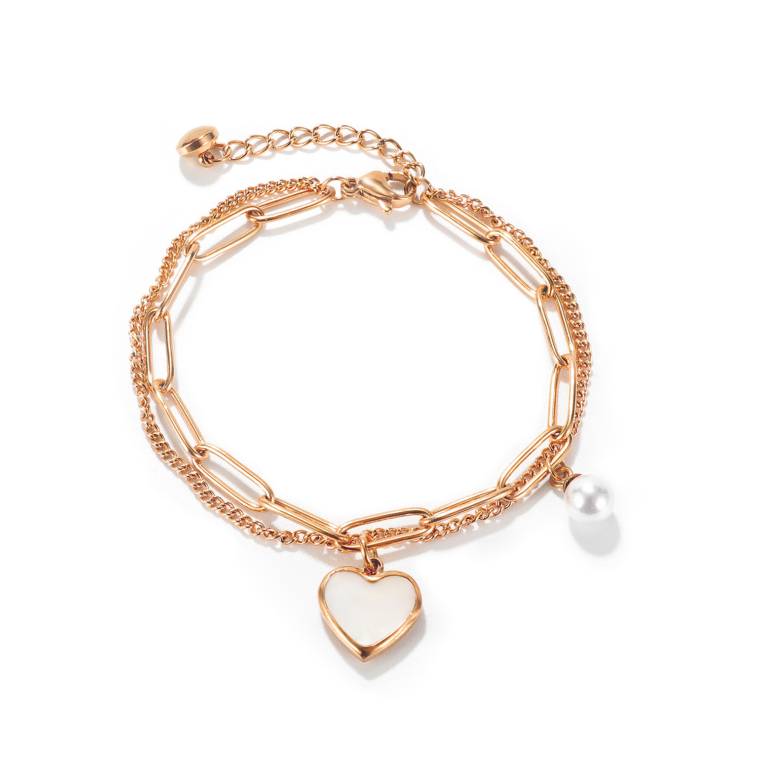 1 Pair  Chain Bracelets 