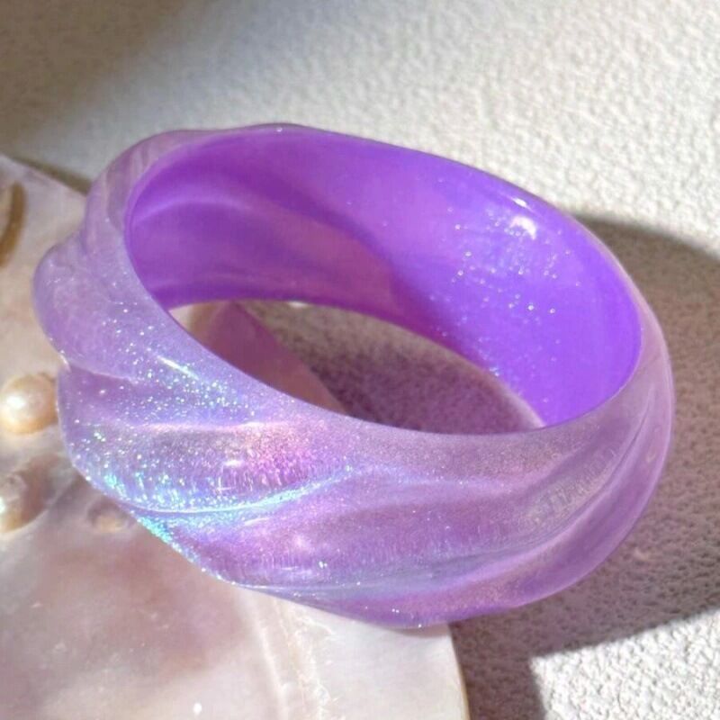 1 Piece Simple Series Retro Geometric Resin Women's Bangles thumbnail 5