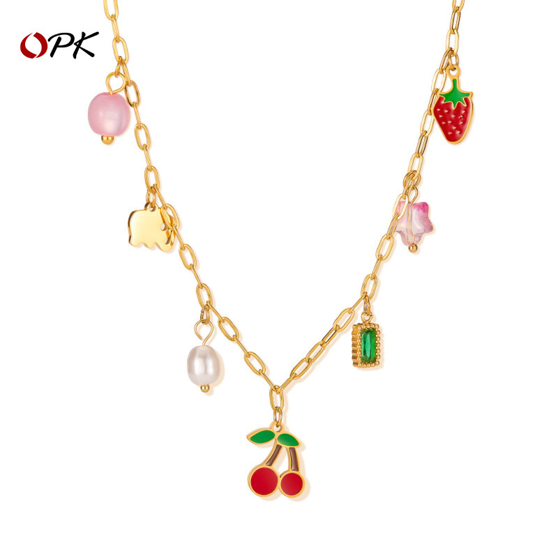 1 Pair  Chain Necklaces