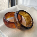 1 Piece Simple Series Retro Geometric Resin Women's Bangles thumbnail 3