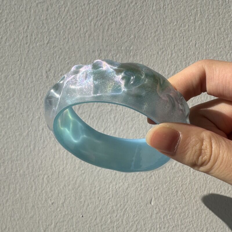 1 Piece Simple Geometric Acrylic Women's Bangles thumbnail 5