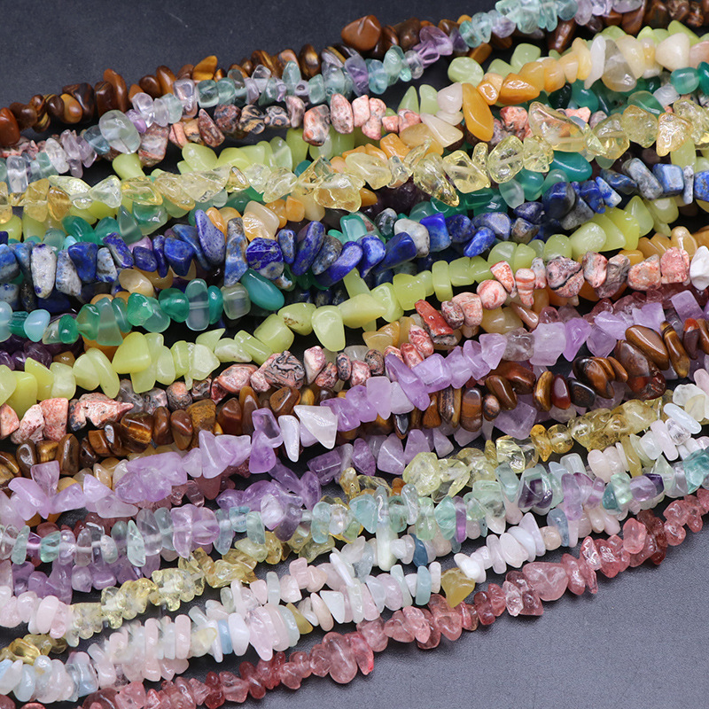 1 String Crystal Gravel Natural Stone Casual Shape Jewelry Beads(Bead Size:3-5mm/5-8mm) thumbnail 4