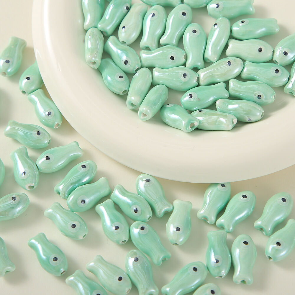 1 Piece Fish Ceramics DIY Jewelry Bead - 1