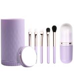 Portable With Mirror Women's Makeup Brush Set thumbnail 4