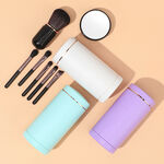 Portable With Mirror Women's Makeup Brush Set thumbnail 2