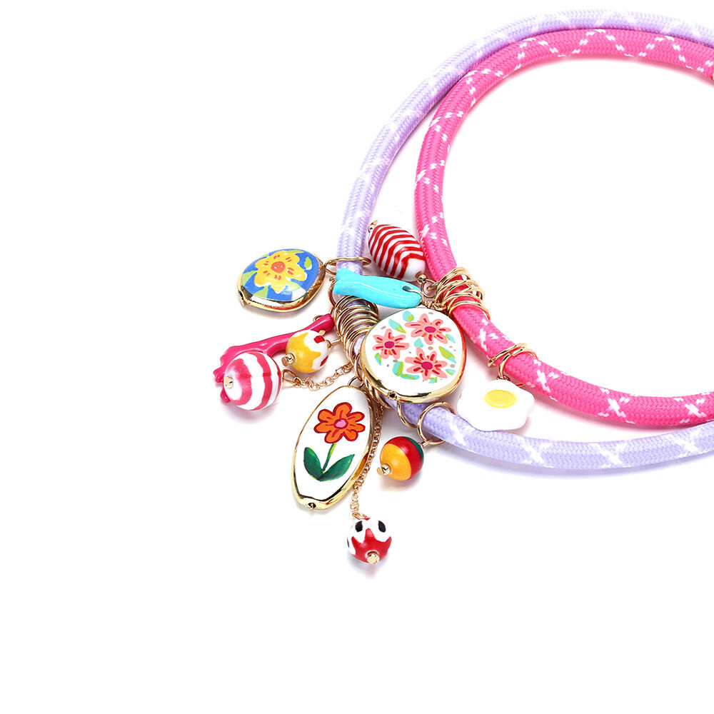 Retro Flower CCB Pendant Necklaces thumbnail 4