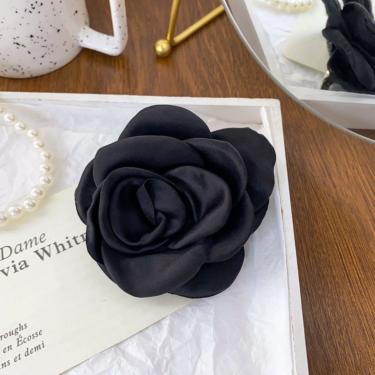Solid Colored Elegant Flower Shaped Women's Hair Accessories thumbnail 1