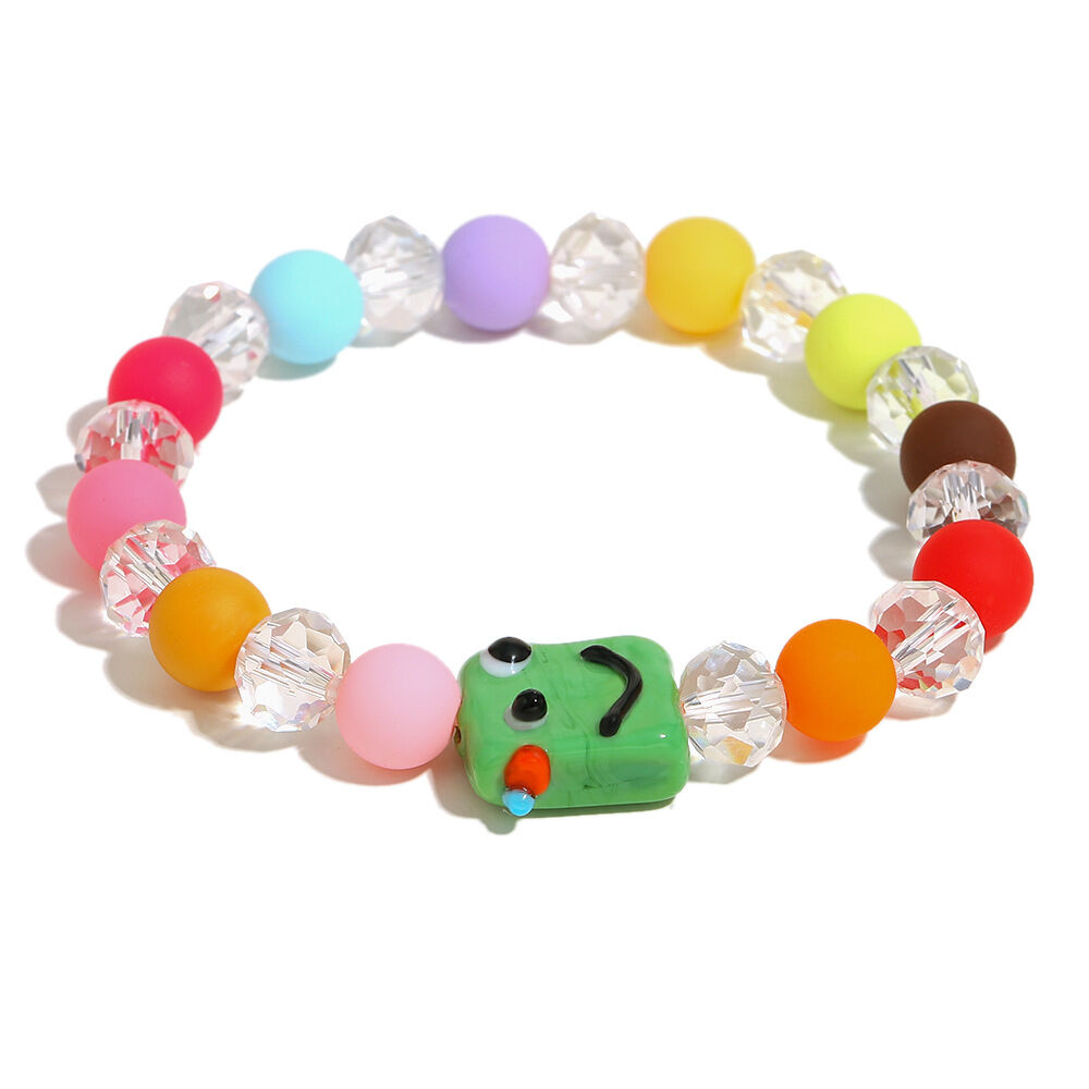 Jelly Colored Beach Vacation Series Acrylicr  Women's Beaded Bracelets - 1