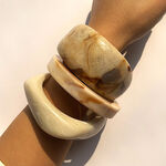 Light Luxury Round Smooth - surface Blurred Acrylic Women's Bracelets thumbnail 2
