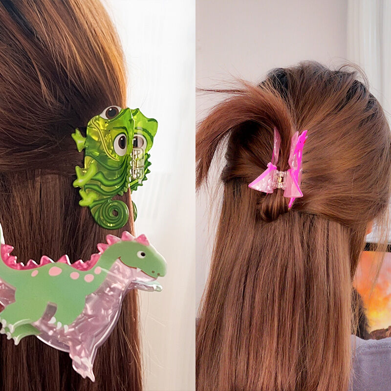 1 Piece Cute Little Dinosaur Acrylic Women's Hair Claws 2