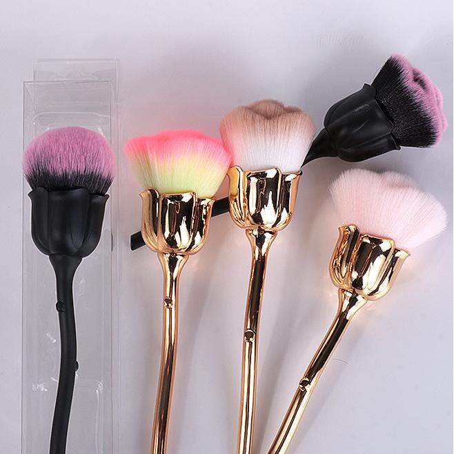 Rose Shape Powder Brush Women's Makeup Brush thumbnail 2