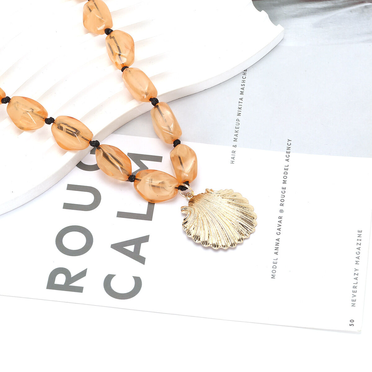 Vacation Resin Beaded Necklaces thumbnail 3