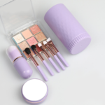 Portable With Mirror Women's Makeup Brush Set thumbnail 1