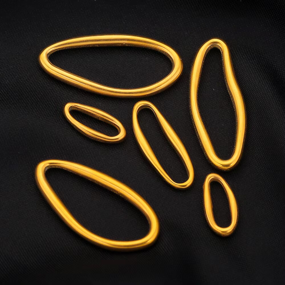 1 Piece Irregular DIY  Stainless Steel Waterproof Jewelry Charms thumbnail 3