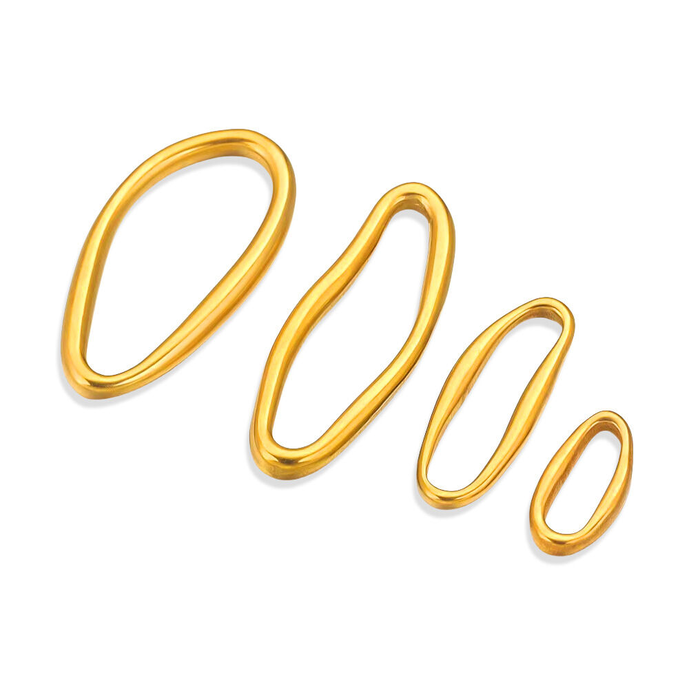 1 Piece Irregular DIY  Stainless Steel Waterproof Jewelry Charms thumbnail 4