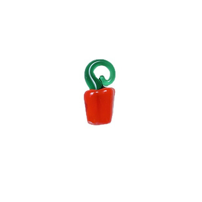 1 Piece Simple Series Cute Plant Glass Jewelry Beads thumbnail 1