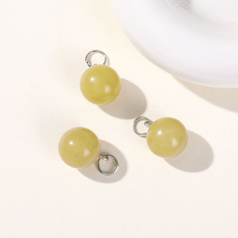 1 Piece Simple Series Simple Solid Color Natural Stones Jewelry Beads - 1