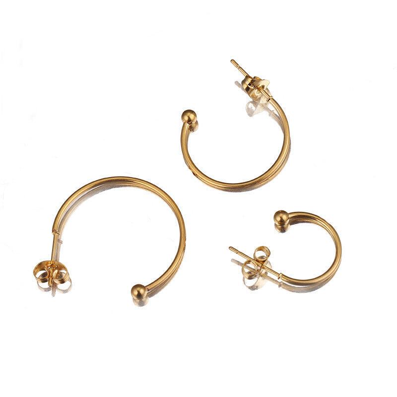 1 Piece Simple Series DIY Solid Color Stainless Steel Waterproof Jewelry Charms thumbnail 2