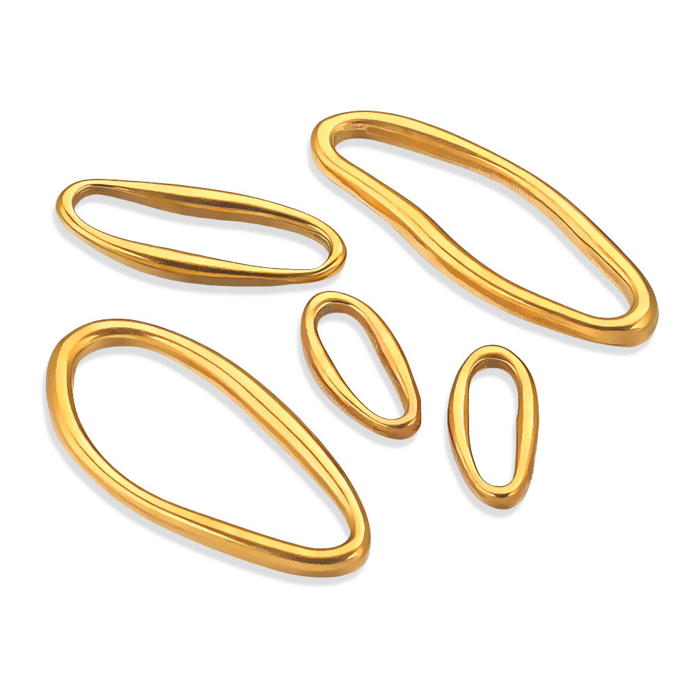 1 Piece Irregular DIY  Stainless Steel Waterproof Jewelry Charms thumbnail 2