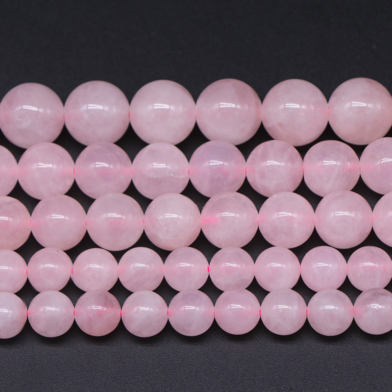 1 String Brazil Rose Quartz Natural Stones Crystal Jewelry Beads thumbnail 4