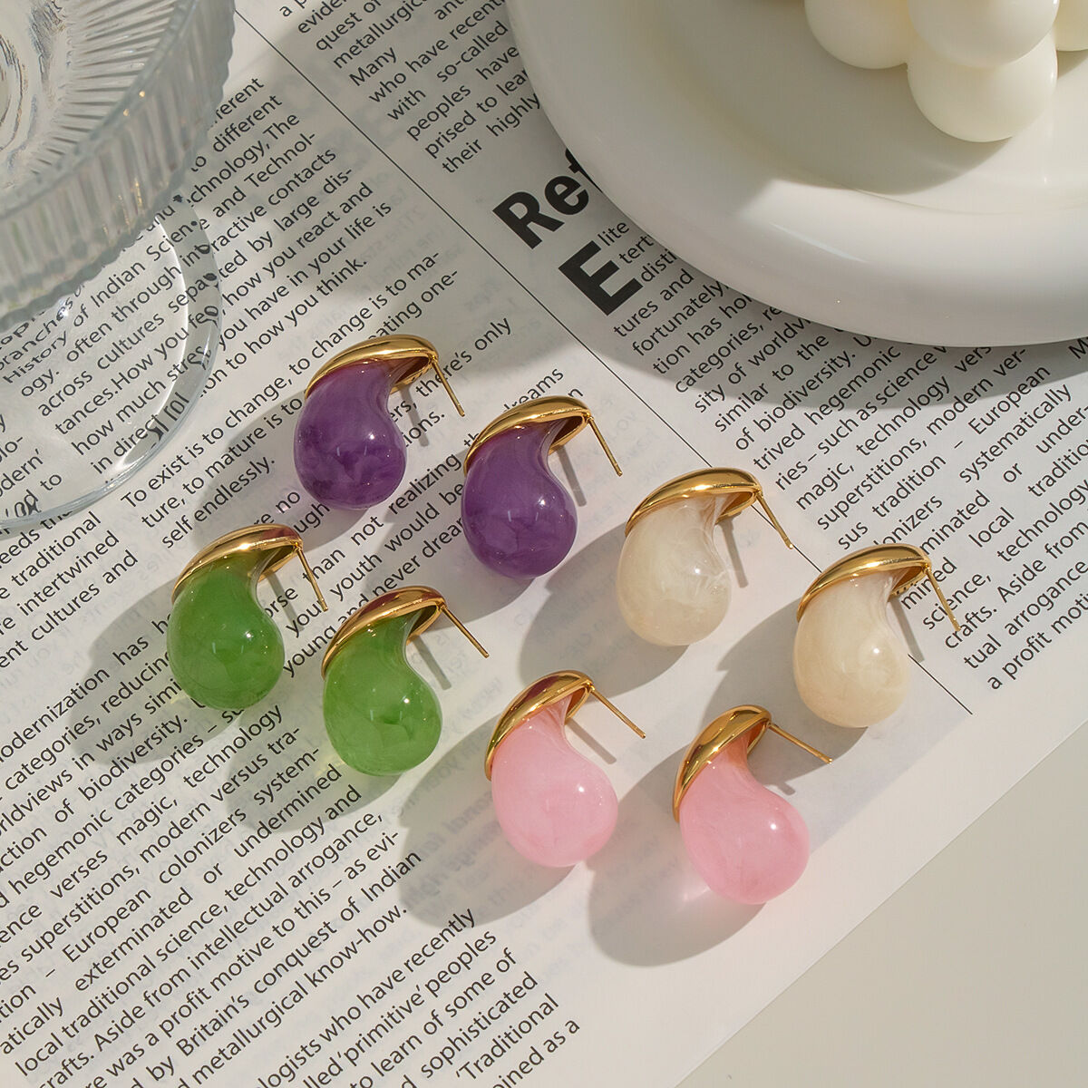 1 Pair Drop Shape Earrings thumbnail 2