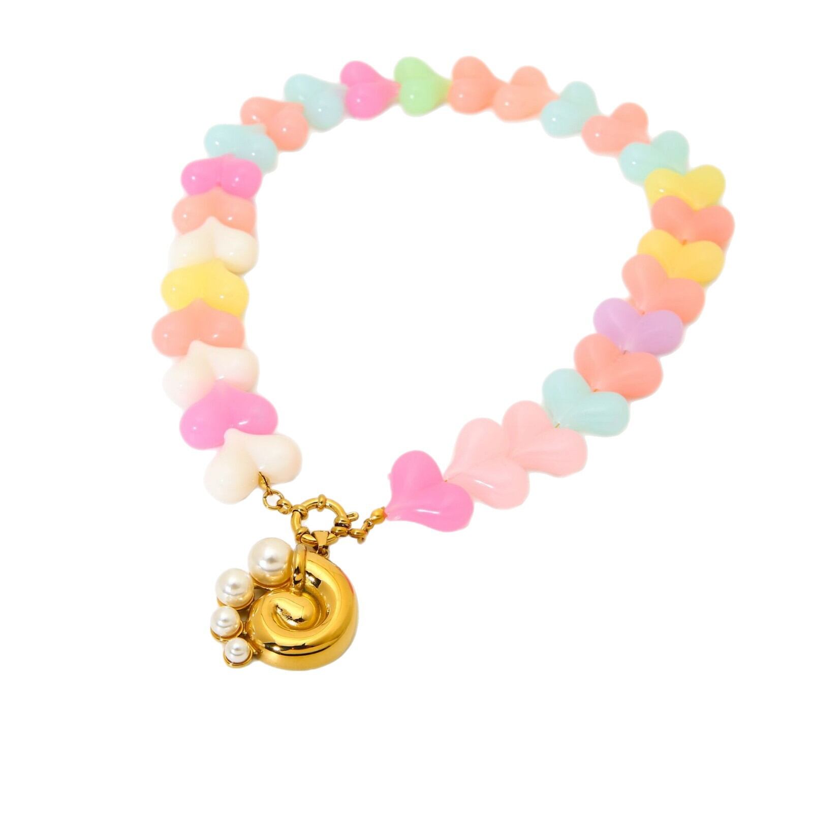 1 Piece Romantic Acrylic Beaded Necklace thumbnail 5
