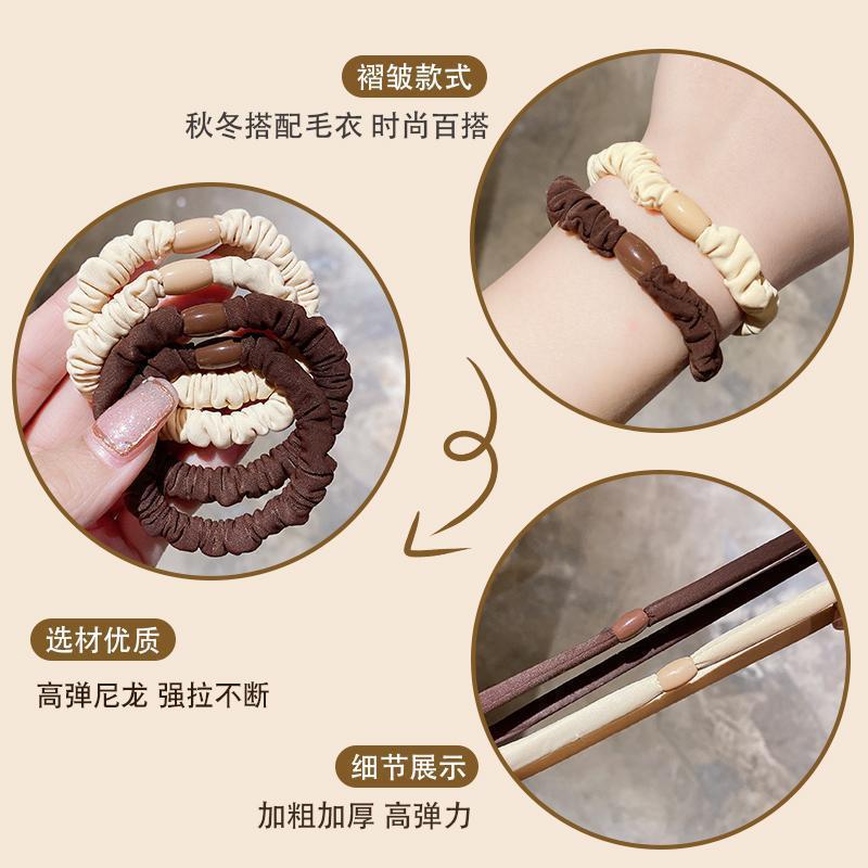 1 Pair Spring/Summer Fabric Women's Scrunchies h5 Picture5