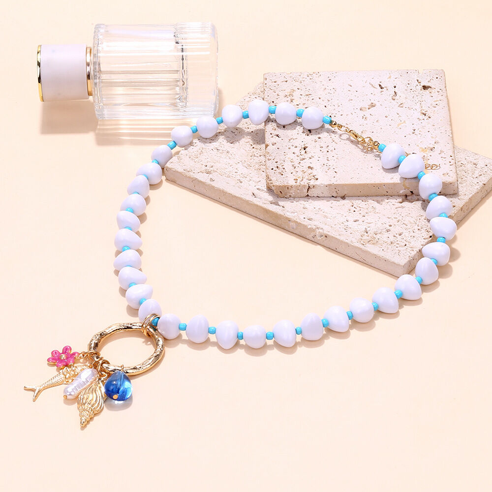 1 Piece Alloy Fish Beaded Necklace thumbnail 4