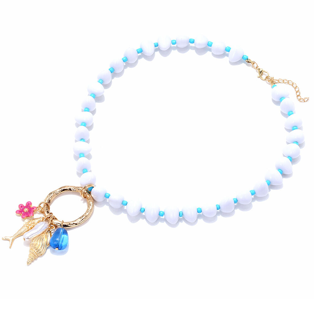 1 Piece Alloy Fish Beaded Necklace thumbnail 2