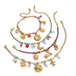 1 Piece Designable Doughnut Stainless Steel Waterproof Women's Charm Bracelets thumbnail 10