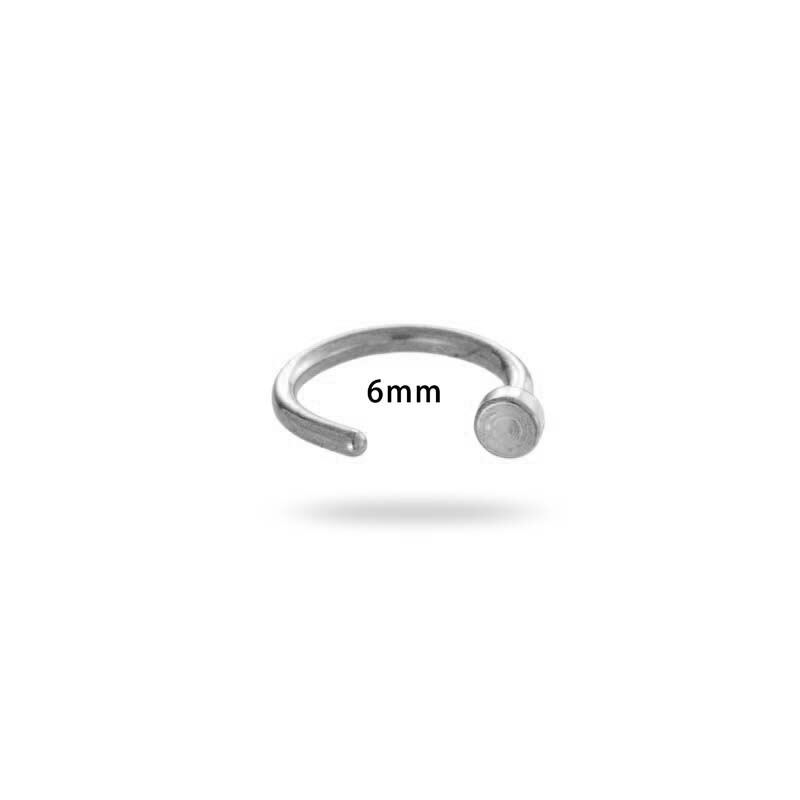 1 Piece Stainless Steel Waterproof Nose Ring thumbnail 2