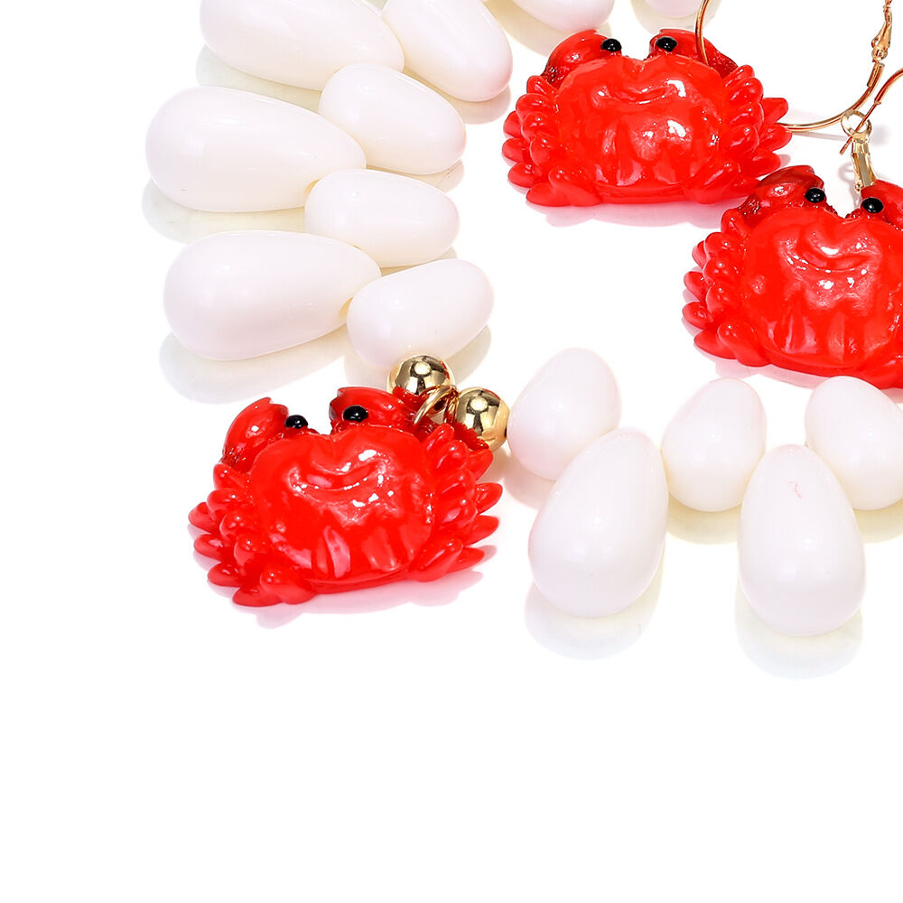 Resin Crab Statement Necklaces Set thumbnail 3